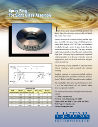 Thumbnail of document Data Sheet - Spray Ring to Clean ANSI Flange